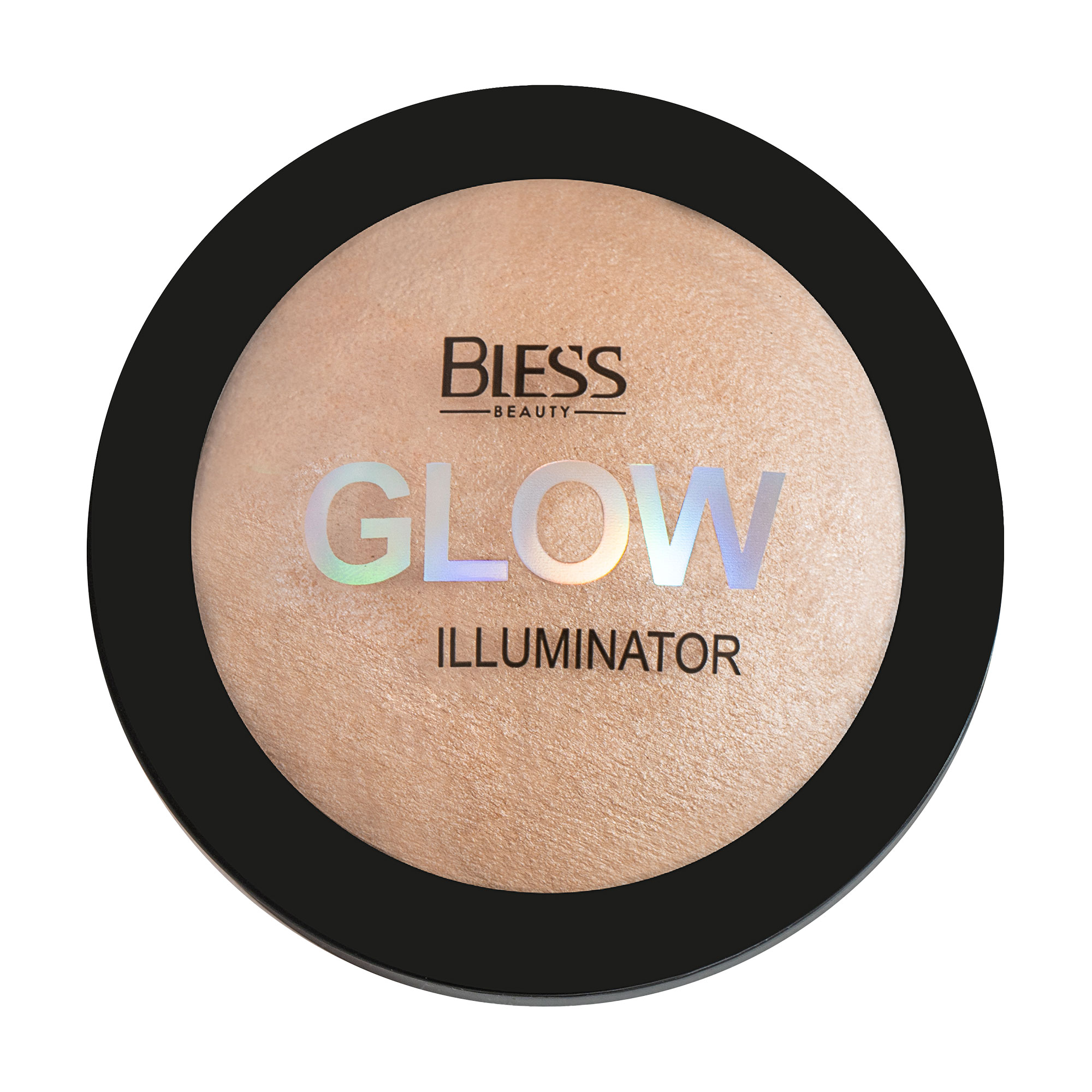 Запечений хайлайтер для обличчя Bless Beauty GLOW Illuminator 04 Cold Shadow, 12 г